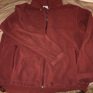 Columbia fleece zip up